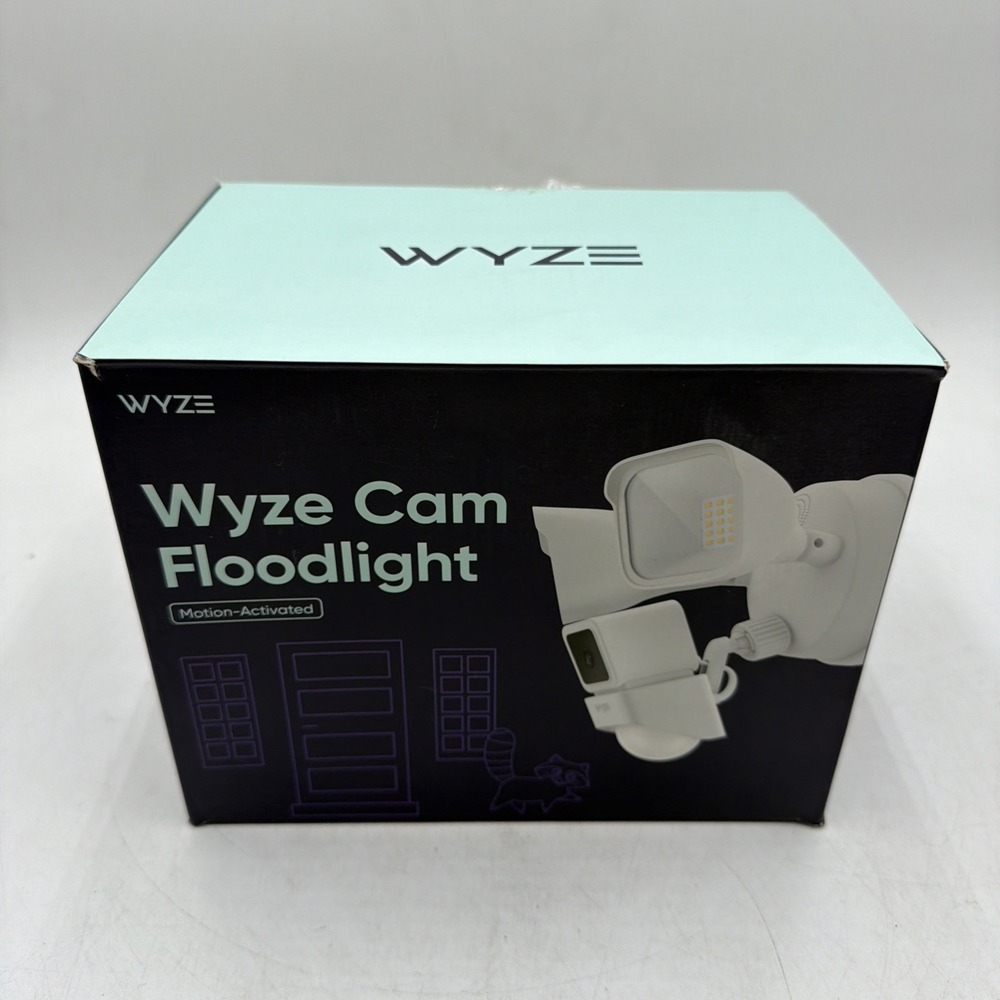 Wyze Cam Floodlight v3 1080p HD IP65 WiFi Smart Cam 2600 Lumen Motion-Activated